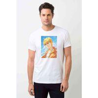 Anime Naruto Asialogy Baskılı Beyaz Erkek Tshirt