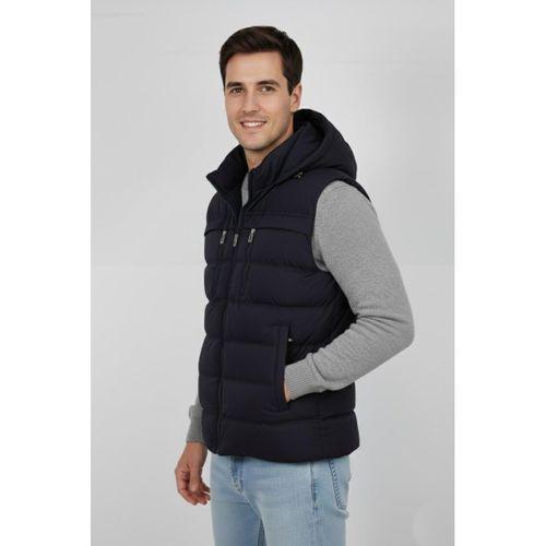 Erkek Kapüşonlu Spor Yelek 4021 BGL-ST04900