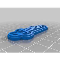 My Customized Multiline Tag Or Keychain (Bu ürün Sadece Plastik parçadır - Almadan Önce Soru Sorabilirsiniz)