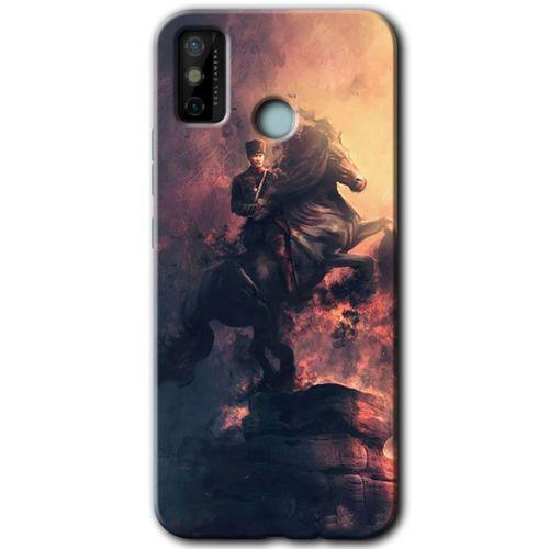 Tecno Spark 6 Go Kılıf HD Desen Baskılı Arka Kapak - Atatürk Portre