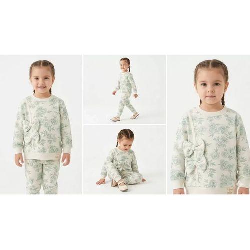 2-3-4-5 Yaş Çift Fiyonklu Penye Çocuk Takımı