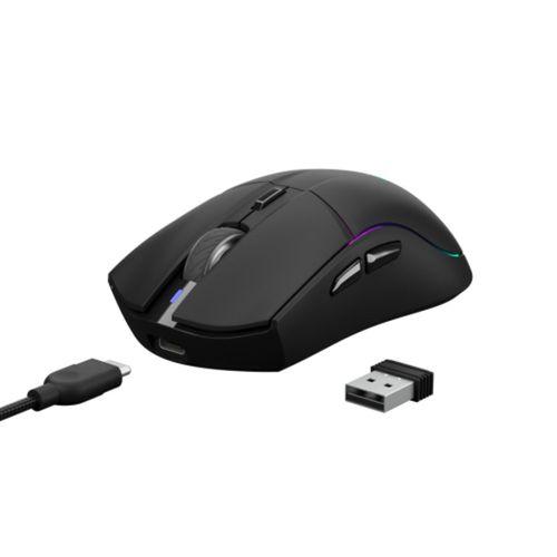 GAMDIAS HADES M3, RGB Aydınlatma, Kablosuz, Bluetooth ve Kablolu Bağlantı, 7 Tuşlu, Şarj Edilebilir, Type-C, Gaming Mouse, 10000DPI, Siyah