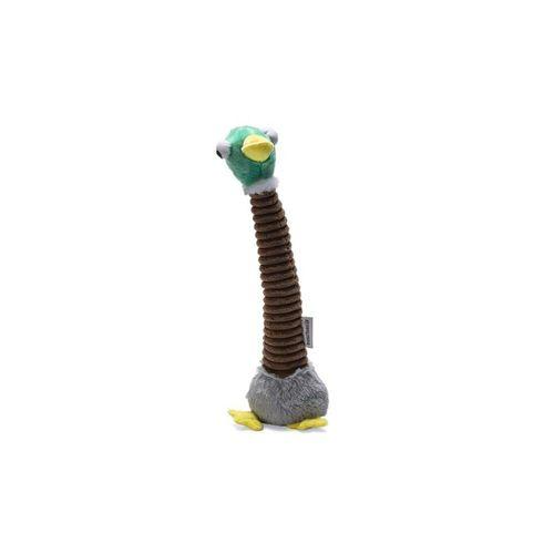 Beeztees Köpek Oyuncağı, Sesli, Ördek, Peluş, Kahverengi/Gri, 40x14,5x6,5cm