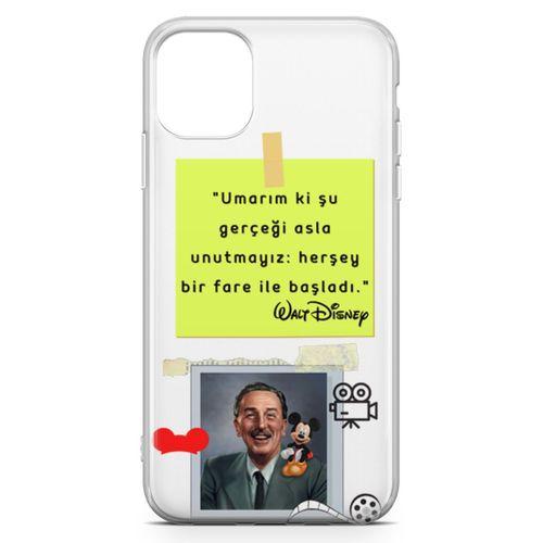 Apple iPhone 11 Kılıf Caps Walt Disney Arka Kapak Koruma Desenli Full Koruyucu