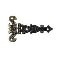 Dekoratif, Sac Tek Kuyruklu Menteşe - 40x68 Mm, Küçük, Antik, 100 Adet