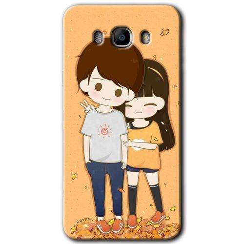 Galaxy J7 2016 Kılıf HD Desen Baskılı Arka Kapak - Şıpsevdi Çift