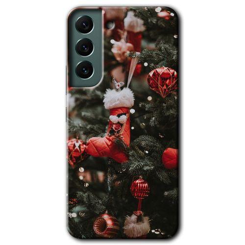Samsung Galaxy S22 Plus HD Baskılı Kılıf + 9D Tam Ekran Koruyucu - Happy New Year