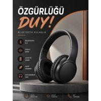 Kulak Üstü Bluetooth Kulaklık Ayarlanabiilir Uzun Pil Ömrü Kablosuz 5 0 Bluetooth