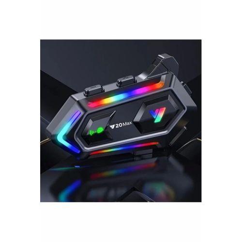 Y20 Max Motosiklet Bluetooth 5.3 Kask Intercom 2 Kişi 300 Metre Eşleşme Özellikli