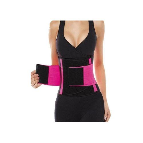 Hot Belt Termal Sauna Kemer Unisex Terletme Korsesi (pembe-siyah)