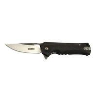 Crkt Muskie 202 Bk Siyah Kamp   Outdoor Çakı 18 Cm - Yarı Otomatik, Kemerlikli, Kutulu