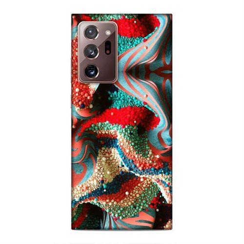 Samsung Galaxy Note 20 Ultra Kılıf Kabartma İnciler Arka Kapak Silikon Koruma Full Koruyucu