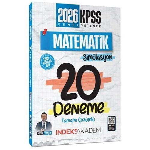 2026 KPSS Matematik Simülasyon 20 Deneme İndeks Akademi
