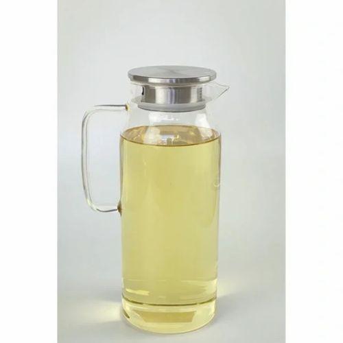 1500 Ml Borosilikat Cam Su Sürahisi - Metal Kapaklı Ve Isıya Dayanıklı