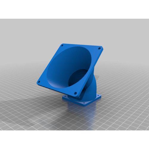 My Customized Parametrik 92mm'den 55mm'ye Fan Adaptörü 3D Baskı (Bu ürün Sadece Plastik parçadır - Almadan Önce Soru Sorabilirsiniz)