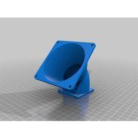 My Customized Parametrik 92mm'den 55mm'ye Fan Adaptörü 3D Baskı (Bu ürün Sadece Plastik parçadır - Almadan Önce Soru Sorabilirsiniz)