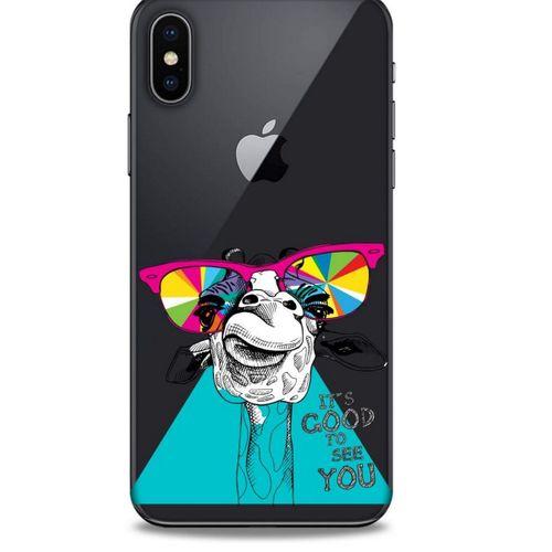 Zoologix (11) Apple iPhone XS Şeffaf Kılıf Silikon Desenli