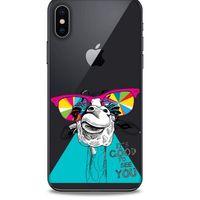 Zoologix (11) Apple iPhone XS Şeffaf Kılıf Silikon Desenli