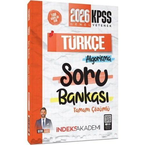 2026 KPSS Türkçe Algoritma Soru Bankası Çözümlü İndeks Akademi