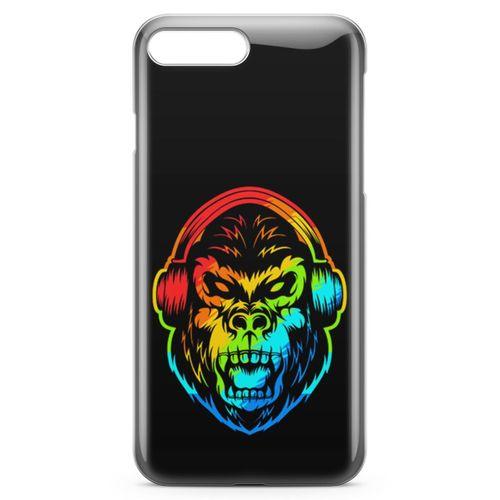 Apple iPhone 7 Plus Kılıf Goril Colorful Arka Kapak Koruma Desenli Full Koruyucu