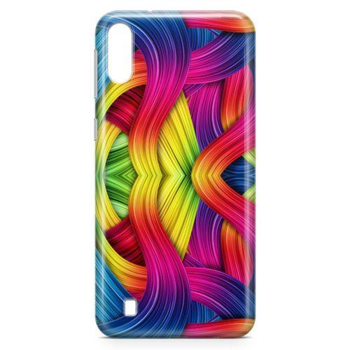Samsung Galaxy M10 Kılıf Moda Renkler Arka Kapak Koruma Desenli Full Koruyucu