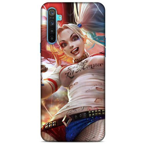 Realme 6i Uyumlu Kılıf Harley Quinn (16) Kalın Kılıf Karolina mavisi