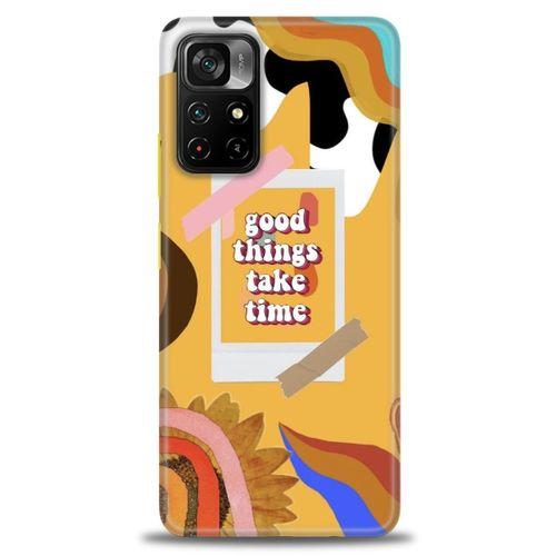 Xiaomi Redmi Note 11 Pro Plus Kılıf HD Baskılı Kılıf - Take Time + Tam Ekran Koruyucu
