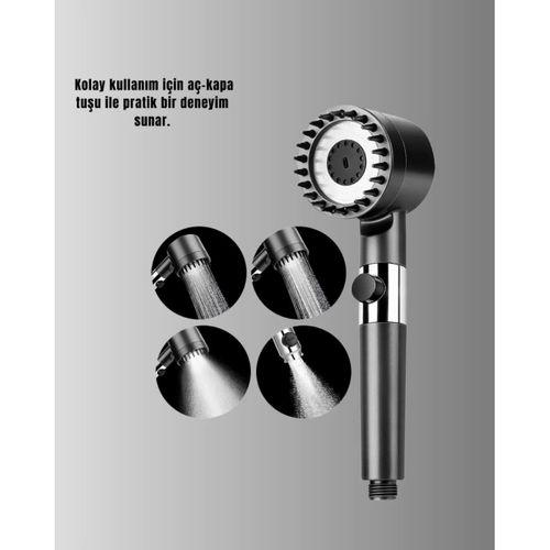 Çok Fonksiyonlu Filtreli Duş Başlığı Masaj Etkili