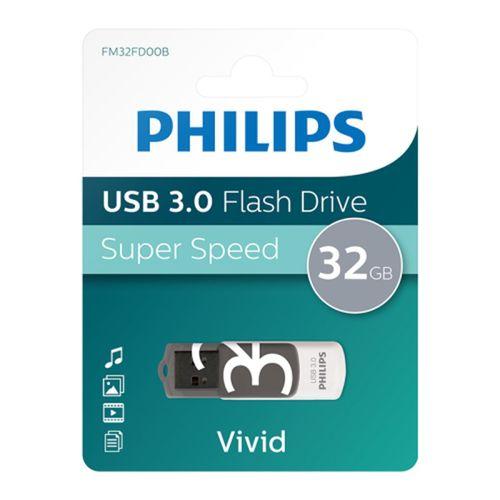 PHILIPS FM32FD00B, 32GB, USB 3.0, Vivid, Gölge Grisi, Flash Disk
