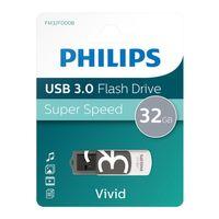 PHILIPS FM32FD00B, 32GB, USB 3.0, Vivid, Gölge Grisi, Flash Disk