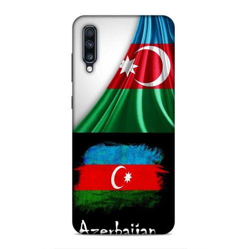 Samsung Galaxy A70s Uyumlu Kılıf Azarbaijan (13) Silikon Kap Bayraklar