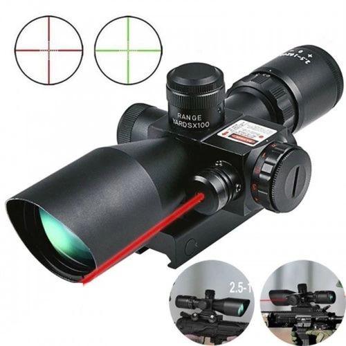 Süper Zoomlu – Lazerli – Profesyonel Av Tüfeği Dürbünü 2 5-10x40 e