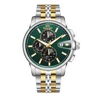 Slazenger SL.09.2551.2.03 Quartz Çelik Altın/Gri Yeşil Kadran 44 mm Erkek Kol Saati