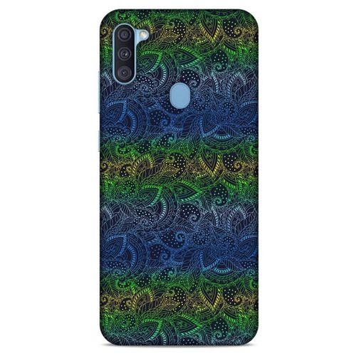 Samsung Galaxy A11 Kılıf Desenli Özel Seri Tüyler (44) Tough Armor Kılıf