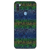 Samsung Galaxy A11 Kılıf Desenli Özel Seri Tüyler (44) Tough Armor Kılıf