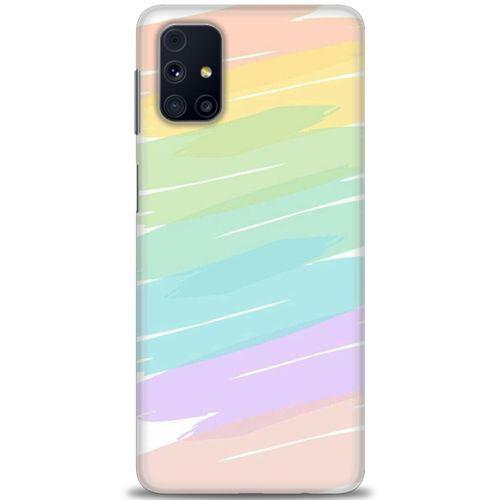 Samsung Galaxy M31S Kılıf HD Baskılı Kılıf - Renk Paleti + Tam Ekran Koruyucu
