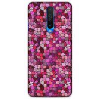 Xiaomi Poco X2 Uyumlu Kılıf Pembe Delisi (16) Kalın Kılıf Suluboya