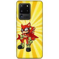 Lopard Samsung Galaxy S20 Ultra Uyumlu Kılıf GameX (17) Tasarım Kılıf Kırmızı