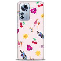 Xiaomi Mi 12 Lite Kılıf HD Baskılı Kılıf - Glam Time + Tam Ekran Koruyucu