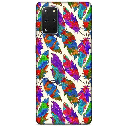 Samsung Galaxy S20 Plus Kılıf Desenli Özel Seri Tüyler (34) Slim Armor Kılıf