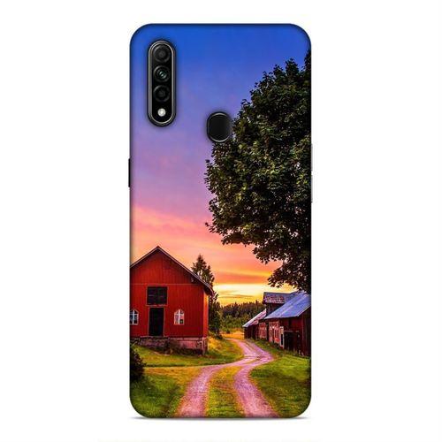 Oppo A31 Kılıf Sirin Koy Evi Arka Kapak Silikon Koruma Full Koruyucu