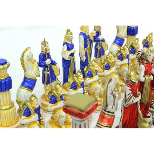 Satranç Taşı Polyester Büyükboy Sparta Pers Dekoratif Hediyelik