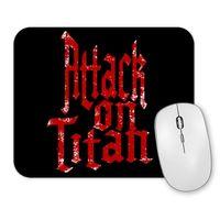 Attack On Titan Font Logo 001 Mouse Pad