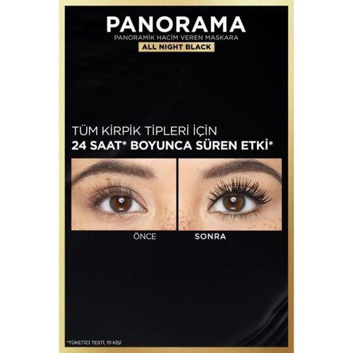 Loreal Maskara Panoramıc Volume All Night Black