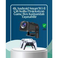 450 Ansı Lümen, 4k Destekli Kompakt Ev Projektörü