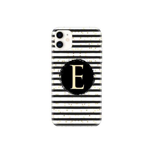 E Harfli Şeffaf Puantiyeli iPhone 11 Telefon Kılıfı