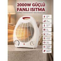 2000w Taşınabilir Elektrikli Fanlı Isıtıcı – Hızlı Isınma, Kompakt Boy