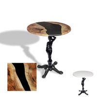 Dockers Çipa 1003 Döküm Ayak Yuvarlak Masa Çap 80cm - (Werzalit, Wermodin ve Allzalit Tabla) - Epoxy