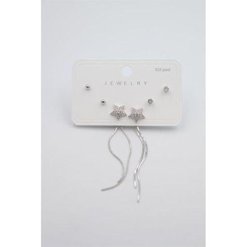 Çoklu Set Küpe - Gümüş