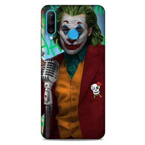 Huawei P30 Lite Uyumlu Kılıf Joker (31) TPU Kılıf Bordo